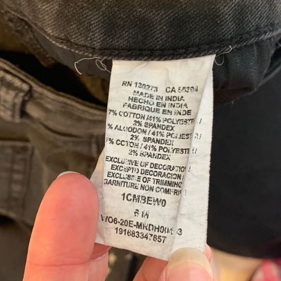 Lee Dark Gray black Boot Cut regular fit Jeans midrise stars and moons size 6 - Picture 3 of 10